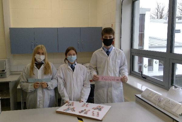This week as part of science week 1st years completed a workshop on Foam Rockets. 2nd Years completed a workshop on viruses &amp; 3rd years completed a workshop on DNA replication and base pairing. Well done to all the students and teachers involved. #ScienceWeek