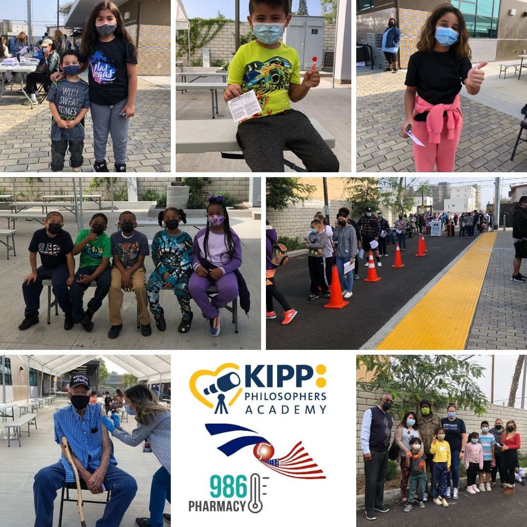 KIPPSoCal's tweet photo. Our next school site COVID-19 vaccine clinic will be this Monday, 11/15 at KIPP LA Prep (@kipplaprep), 2810 Whittier Blvd, 2:00 - 5:00pm. Moderna, Pfizer vaccines, Pediatric Pfizer vaccine and booster shots for all eligible! Register here: https://t.co/xRYVr33MDi https://t.co/N5CIxUB8xe