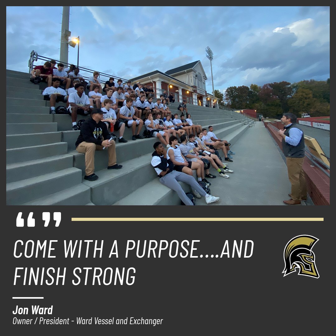 CannonCougarsFB's tweet photo. It was great having one of our community leaders, Mr. Jon Ward,  speak to our players last night. Our Thursday Leadership series this season has been outstanding. #thewarriorway
#fastfightfinishfamily https://t.co/STj1EGH3GI