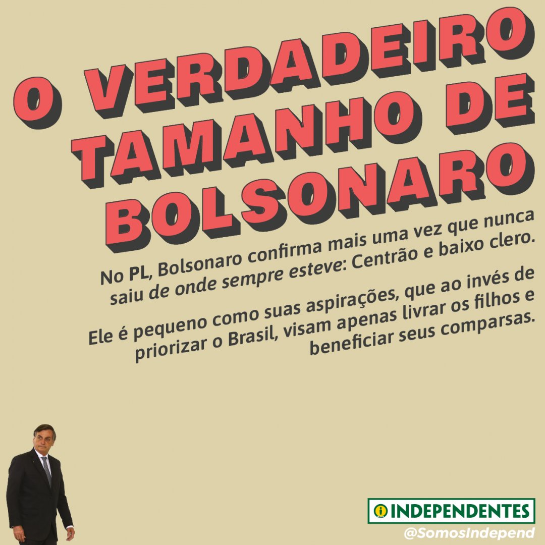 somosindepend's tweet photo. O pior presidente da história é também o presidente que destrói a reputação nacional por onde passa, envergonhando o país com a promoção de absurdos e destruindo as instituições e o nosso futuro.
#SejaUmDemocrata #democracia https://t.co/4OrP3DmmL3