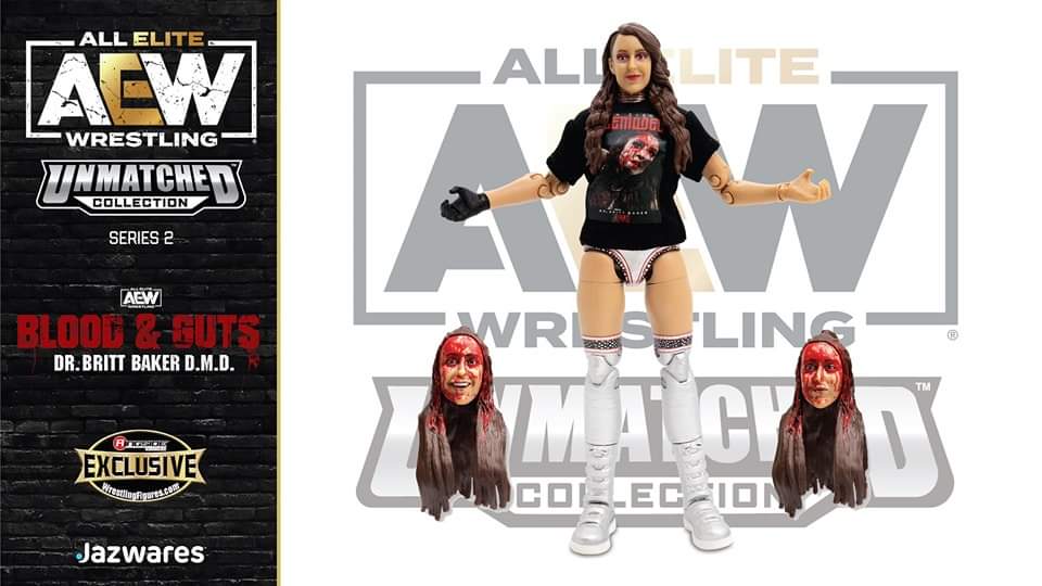 ellzwrestling's tweet photo. New @AEW @RingsideC exclusive Blood and Guts - Britt Baker
#WWE #WWERAW #SmackDown #AEW #WWENXT #FIGURES @RingsideC #UlimateEdition #FigLife
@Mattel #scratchthatfigureitch #WWEEliteSquad #WrestlingCommunity #WrestlingFigs https://t.co/cN8skBhwVf