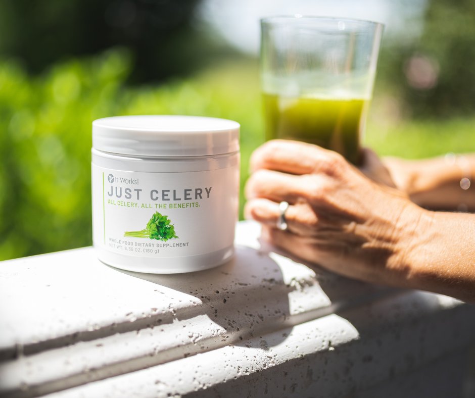 ItWorksINTL's tweet photo. Sip your #celery first thing in the morning to help hydrate your system, maintain digestive health, and refresh your routine with key minerals, electrolytes, and polyphenol antioxidants. #JustCelery
*Available in π¨π¦ and πΊπΈ only https://t.co/fp7CAHpS0H