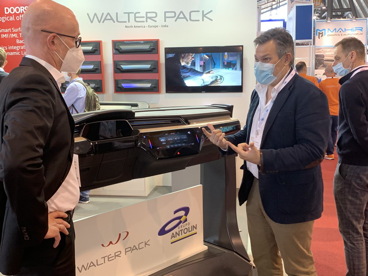 Antolin_Oficial's tweet photo. Nothing compares to face-to-face events. We are delighted of having the chance to exhibit this week at Stuttgart’s @AutoIntExpo with our strategic partner #WalterPack Group. Thanks to the countless visitors who saw firsthand our functional and decorative solutions. #AutoIntExpo https://t.co/p48f73LCBL