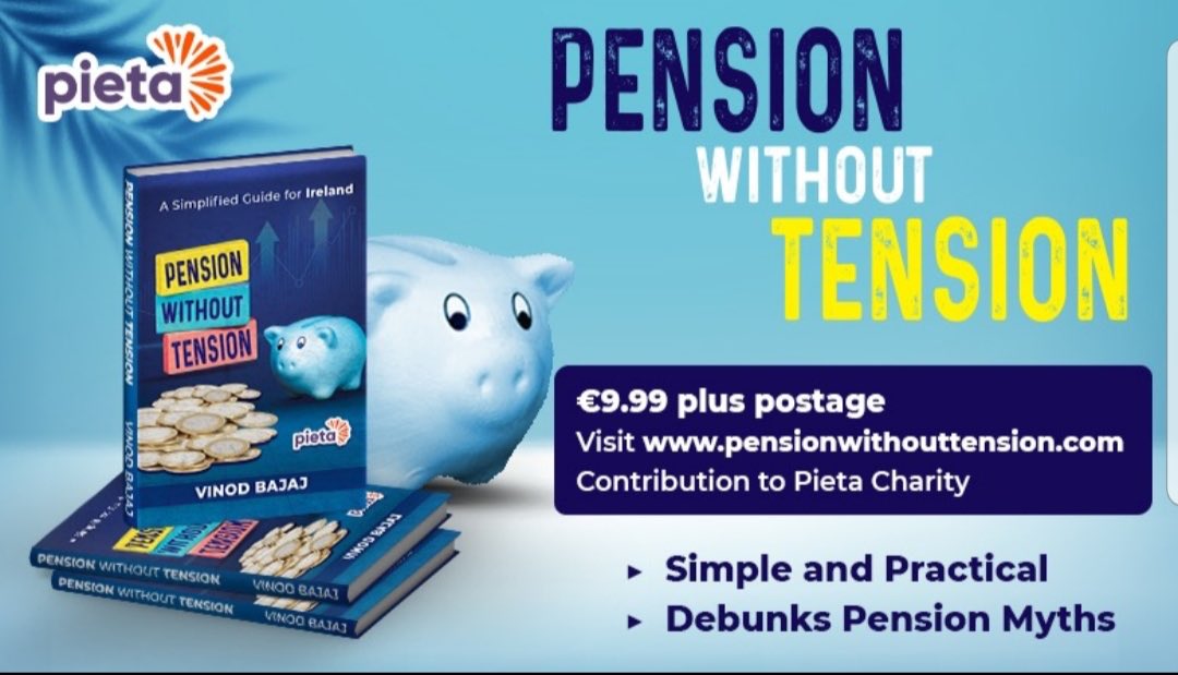 This is a great informative read that highlights Ireland’s ticking pensions time - bomb. Also good to see that some proceeds from sales go to support Pieta. Well done to Vinod Bajaj. #pensionwithout tension.