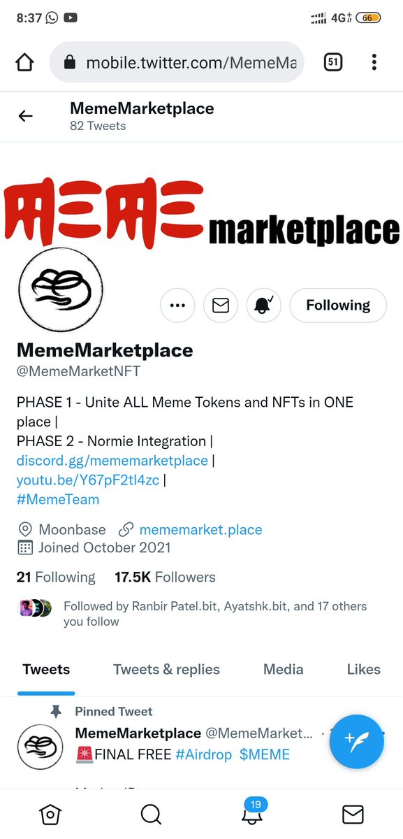 mandy_gaming's tweet photo. I like d innovative concept of an excellent project with brilliant team &amp; I'm sure it will gain a huge growth in future.

@Tweett_E
@REGICO3
@DauBap108331
@HackerSpaceTech
@Cryptomonkey96

#MemeMarketplace #SOL #SOLANA #SolanaAirdrops #SolanaAirdrop #memecoins#MEME $MEME https://t.co/lh24ycVgpF