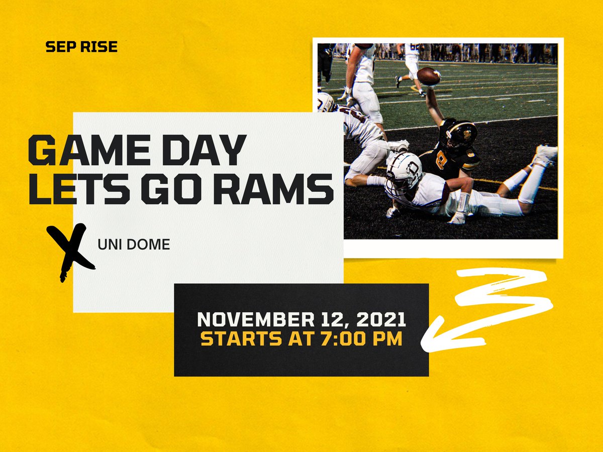 It's GAMEDAY! Good luck to <a href="/sep_football/">SEP Football</a> in the Semifinals against Iowa City High! <a href="/Cole_Filloon/">Cole Filloon</a> <a href="/SislerKyle/">Kyle Sisler</a> <a href="/stephensaywahn/">Stephen Saywahn</a> 

#RISEup