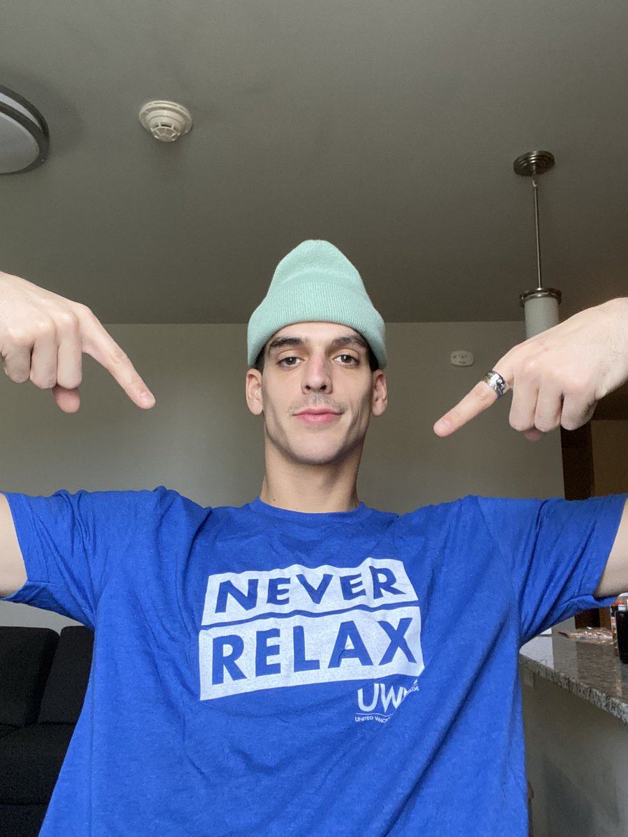 MikePete31's tweet photo. Great reminder from @UWMLife! As an athlete, this is a motto I live by. You can never relax when you are trying to achieve big goals! #SponsoredbyUWM #UWMSpartans https://t.co/rUHj18GERA