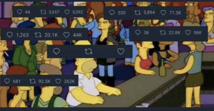 -todos en Twitter.                                   -yo :(