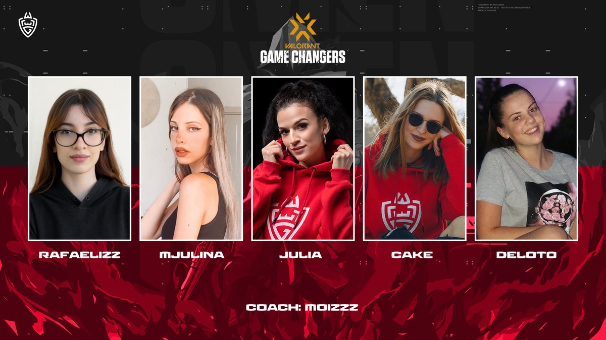 Η Γυναικεία ομάδα μας στο Valorant αγωνίζεται σήμερα με ανανεωμένο ρόστερ για το 3ο #VCTGamechangers της Riot Games!
Roster: 
🇬🇷 @ZzRafaeliz 
🇮🇱 <a href="/meitarj/">Julie</a> 
🇬🇷 Julia
🇬🇷 <a href="/Kateean__/">C</a> 
🇬🇷 <a href="/elenaf132/">Elena Fragkiskatou</a> 

Coach: 🇬🇷 <a href="/MoiZzZxD/">MoiZzZ</a> 

Η 🇬🇷 Stacey θα ναι sub στο tour αυτό λόγω υποχρεώσεων.