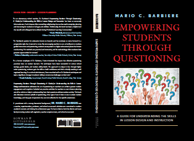 Coming soon! My sixth book on questioning. I included form I developed to assess teacher questions in relation to student engagement. More information to come!
