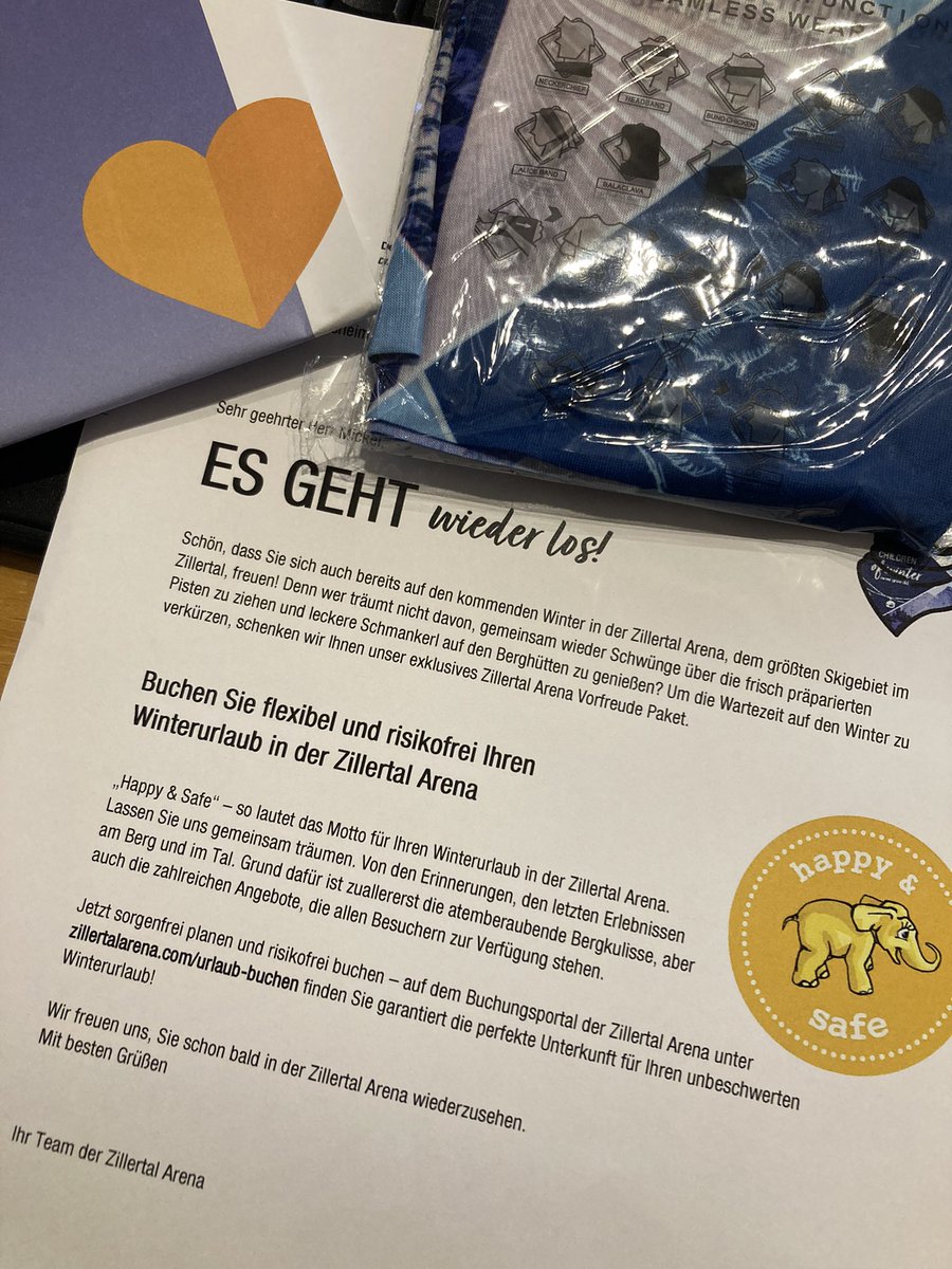 Angermuehle's tweet photo. Vorfreude! Dankeschön an die @ZillertalArena für die motivierenden Zeilen und das Geschenk! Happy &amp; safe!
Bis demnächst im ZiTa. ⛷🏂

@doyoupowderclub 
@BergmannEmil https://t.co/sPNbZxdCDp