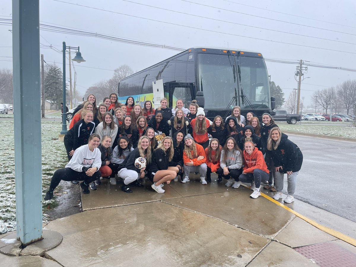 We are off to @ncaasoccer tournament! We love playing at this time of year! ❄️ #championshipseason #ilikewartburgsoccer