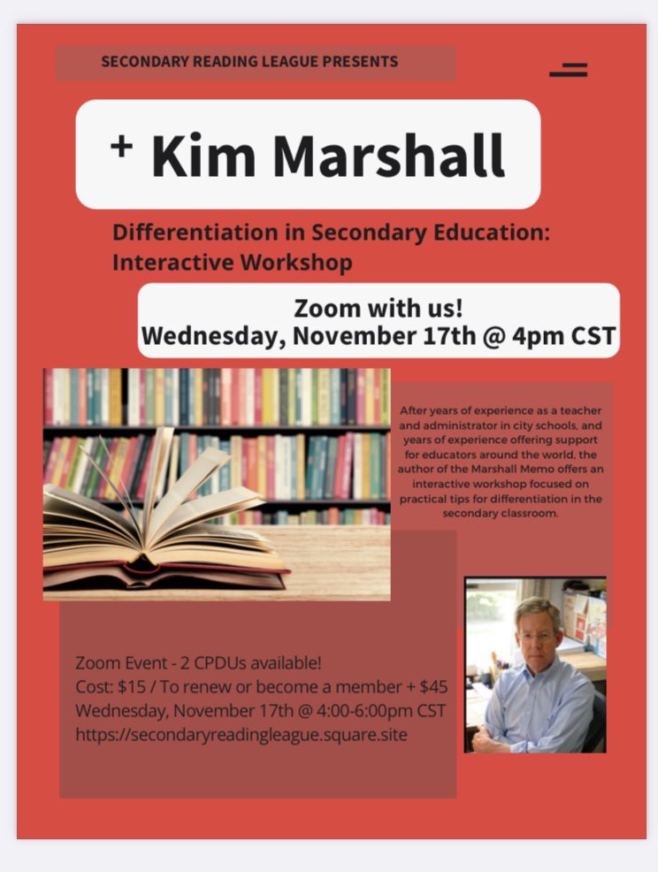 Secondary Reading League tweet media