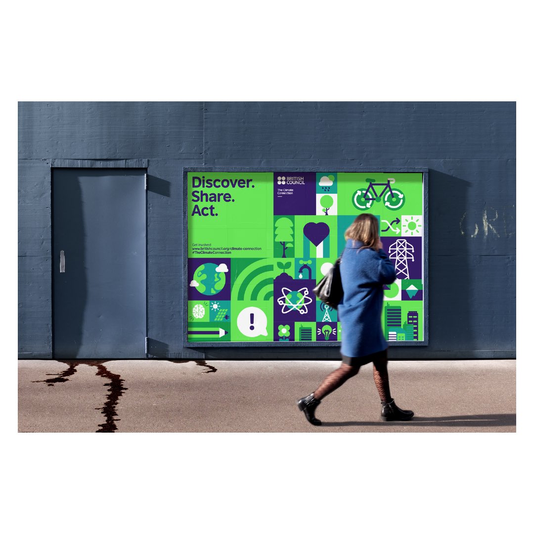 bandwstudio's tweet photo. COP26 - The climate connection
A New campaign we’ve worked on all year for one of our clients the British Council. Amazing team effort.

Name and messaging by @JOETHECOLEMAN

Iconography by @_HungrySandwich
 
#COP26Glasgow #theclimateconnection #cop26  #cop26uk https://t.co/dYXbQ5fAFF