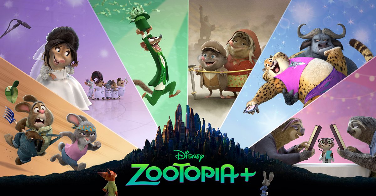 DisneyAnimation's tweet photo. Go back to the fast-paced mammal metropolis of Zootopia in “Zootopia+,” a new short-form series coming to Disney+ in 2022! #DisneyPlusDay https://t.co/PQdtAx5Y5z