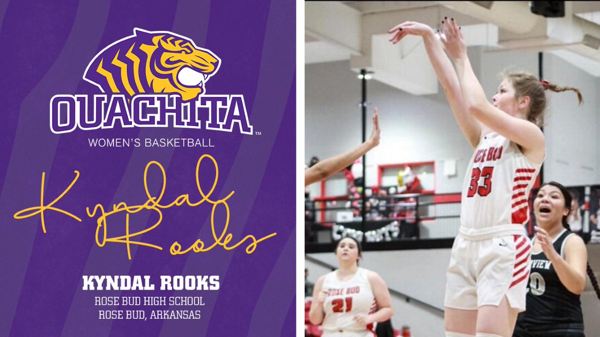A big guard from Rose Bud.. meet Kyndal Rooks! "I love her passion to play and skill set, and look forward to August of 2022 when she gets on campus," - Coach Dallimore obutigers.com/news/2021/11/1…