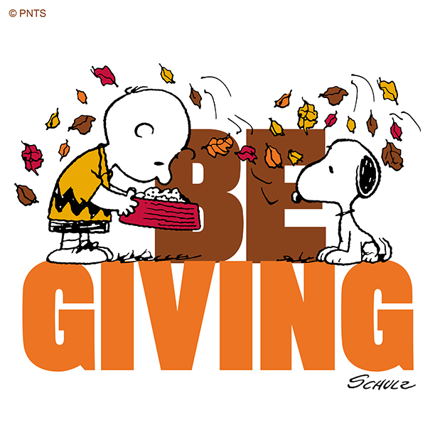 Snoopy's tweet image. Tis the season to be giving!