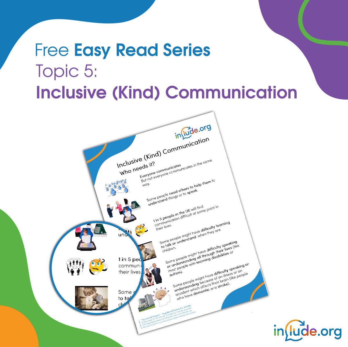 includetweets's tweet photo. To celebrate #WorldKindessDay and #KindFest2021, our new #FREE Easy Read resource is here - all about Inclusive Communication! Do read the blog too - it'll bring a warm glow for the weekend https://t.co/FDyRCyBE3e #BuildBackKinder  #GivingVoice https://t.co/Lcfzyd8N5q