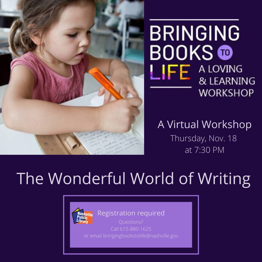 NowatNPL's tweet photo. From scribbles to spelling, learning to write is a process. In this workshop, we focus on supporting a child’s experience with writing. Families will discover simple strategies, books, and activities to make writing fun. Click the link to register. https://t.co/nSI2cPhb6K https://t.co/RF66mIW1nc