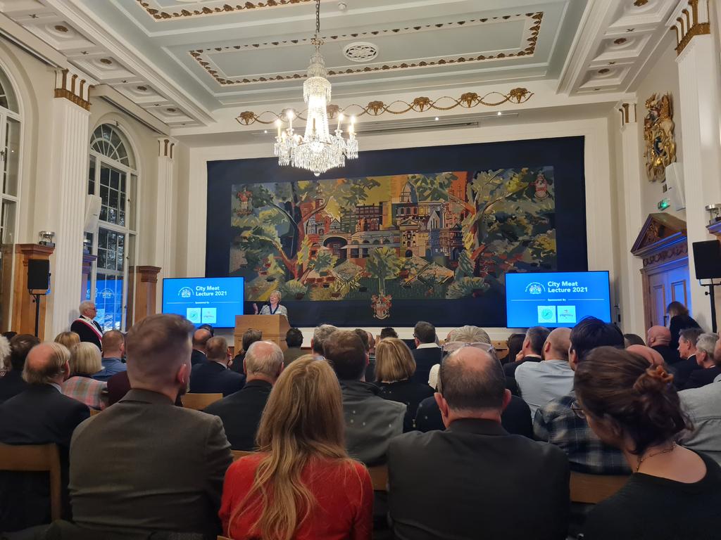 Busy first week <a href="/MeatWomen/">Meat Business Women</a>! Meeting some awesome ladies and feeling super welcome already in a new(ish) industry 🙌 Last night's lecture with <a href="/fleroy1974/">Frédéric Leroy</a> <a href="/WCBLivery/">Butchers' Livery Co.</a> was a real insight to the sector