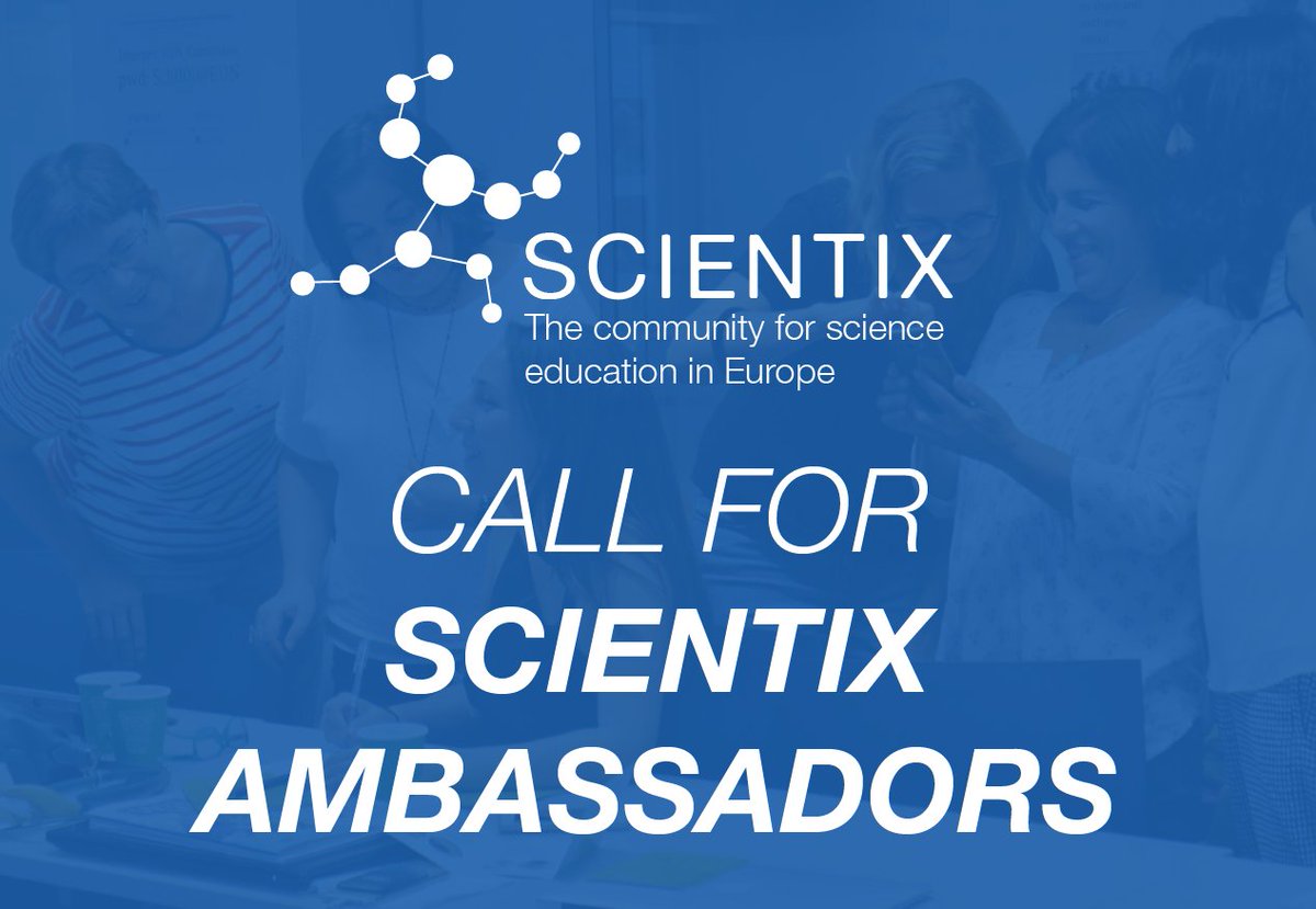 📢AAA Ambassador <a href="/scientix_eu/">Scientix</a> cercasi.
La community europea è alla ricerca di 2⃣0⃣0⃣ docenti interessati a collaborare e sostenere l'innovazione nelle #STEM 📆Scade il 23.11. bit.ly/3Hg9EIy
