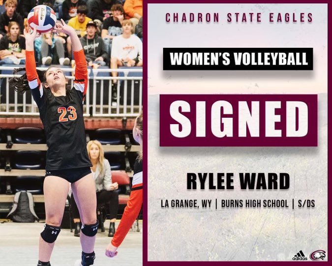 CscVolleyball's tweet photo. ❗️Welcome, Rylee Ward❗️

✔️𝓢𝓲𝓰𝓷𝓮𝓭
🏐 S/DS
📍 La Grange, Wyoming

#WelcomeToTheRock #TakeFlight https://t.co/v7Sb0y0kgH