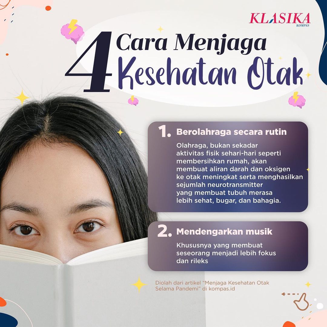 kompas_urbana's tweet photo. Saat beban hidup terasa bertambah berat di masa pandemi, ada sejumlah cara yang bisa dilakukan untuk menjaga kesehatan otak. #TipsKlasika #AdadiKompas https://t.co/GvnReI9W9s https://t.co/QI2AKY0YMD