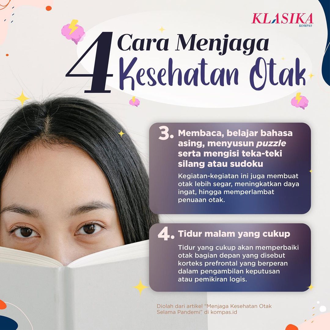 kompas_urbana's tweet photo. Saat beban hidup terasa bertambah berat di masa pandemi, ada sejumlah cara yang bisa dilakukan untuk menjaga kesehatan otak. #TipsKlasika #AdadiKompas https://t.co/GvnReI9W9s https://t.co/QI2AKY0YMD