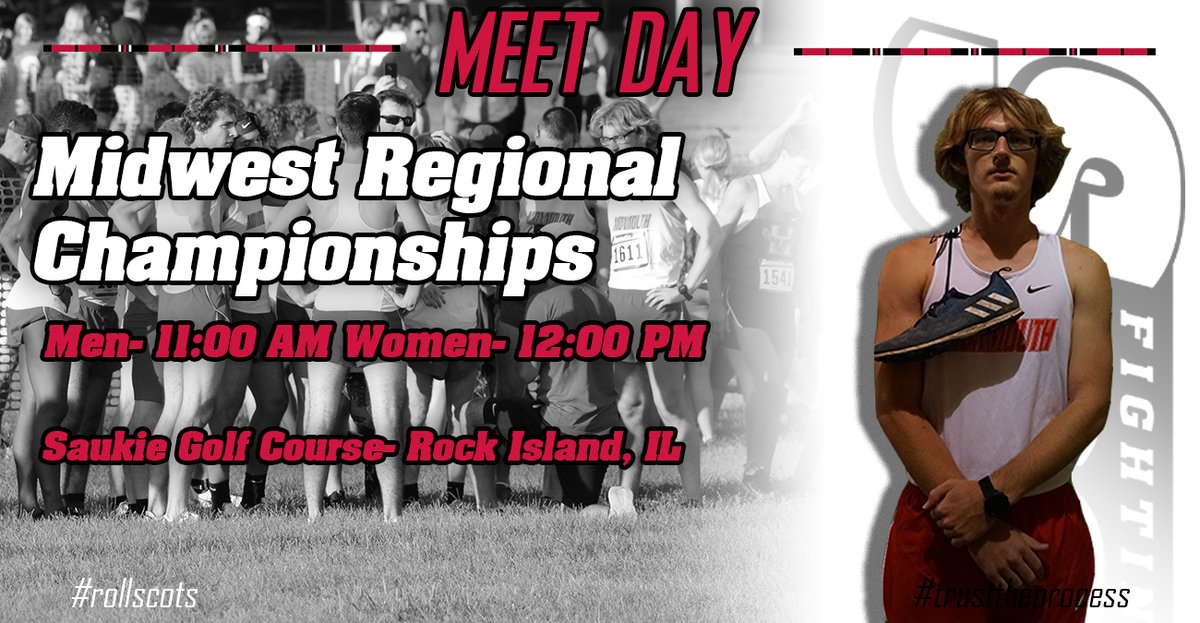 MCFightingScots's tweet photo. MEET DAY! Its @NCAADIII Regionals time for @ScotsTFXC as they run in the Quad Cities. #RollScots #RunScots
🏃🏃♀️Saukie Golf Course
📍Rock Island, ILL
⏰Men 11am. Women Noon
📊https://t.co/uoDzZZsgvv
Updates as possible on @MonmouthGameday https://t.co/t3vM3yNCnf
