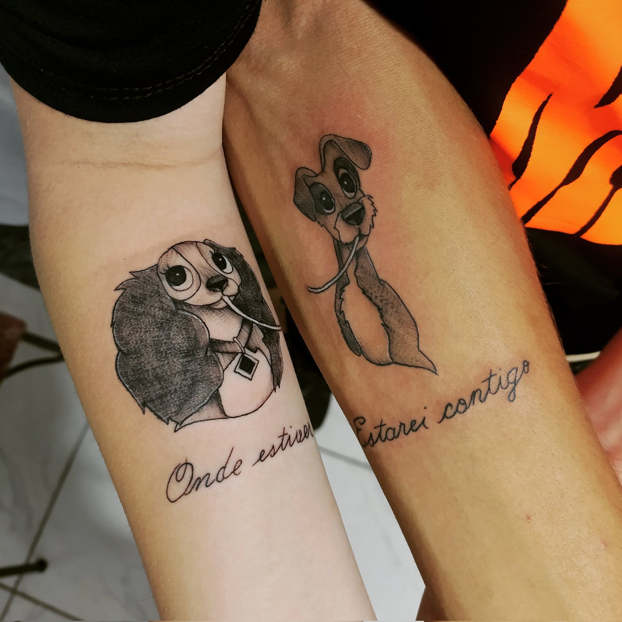 25 Matching Tattoo Designs for Couples and Friends