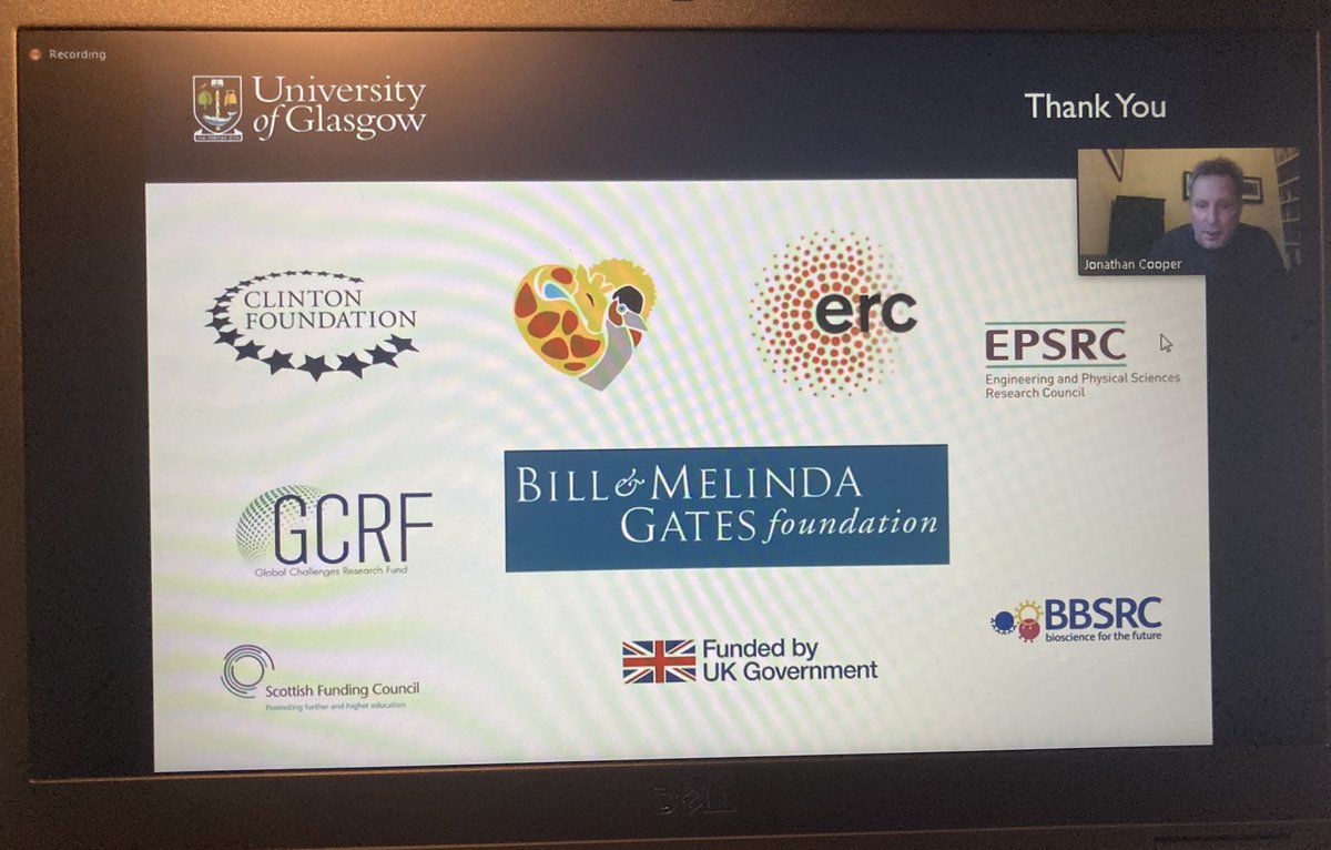 VictorJalil's tweet photo. Great plenary talk at @Sensor2021 “Bringing Nucleic Acid Infectious Disease Testing to the Point-of-Care” by @joncoopervp Wolfson Chair of Bioengineering @UofGlasgow
#LateralFlowTest
#RapidDiagnostic
#Covid
@UofGSciEng
@UofGEngineering #SiM21 https://t.co/J5iquZALA2