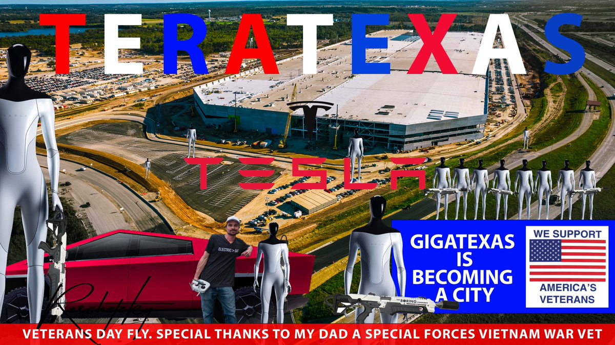 RoschetzkyP's tweet photo. New #GigaTexas Video coming out , at 10AM it will Premiere so you will be able to ask questions &amp; chat with Me and the group while we all watch together. #shareiscaring - Premieres aren't as good for my views but I enjoy the community feel, so join in @Tesla @elonmusk https://t.co/d9LzQ0so0R