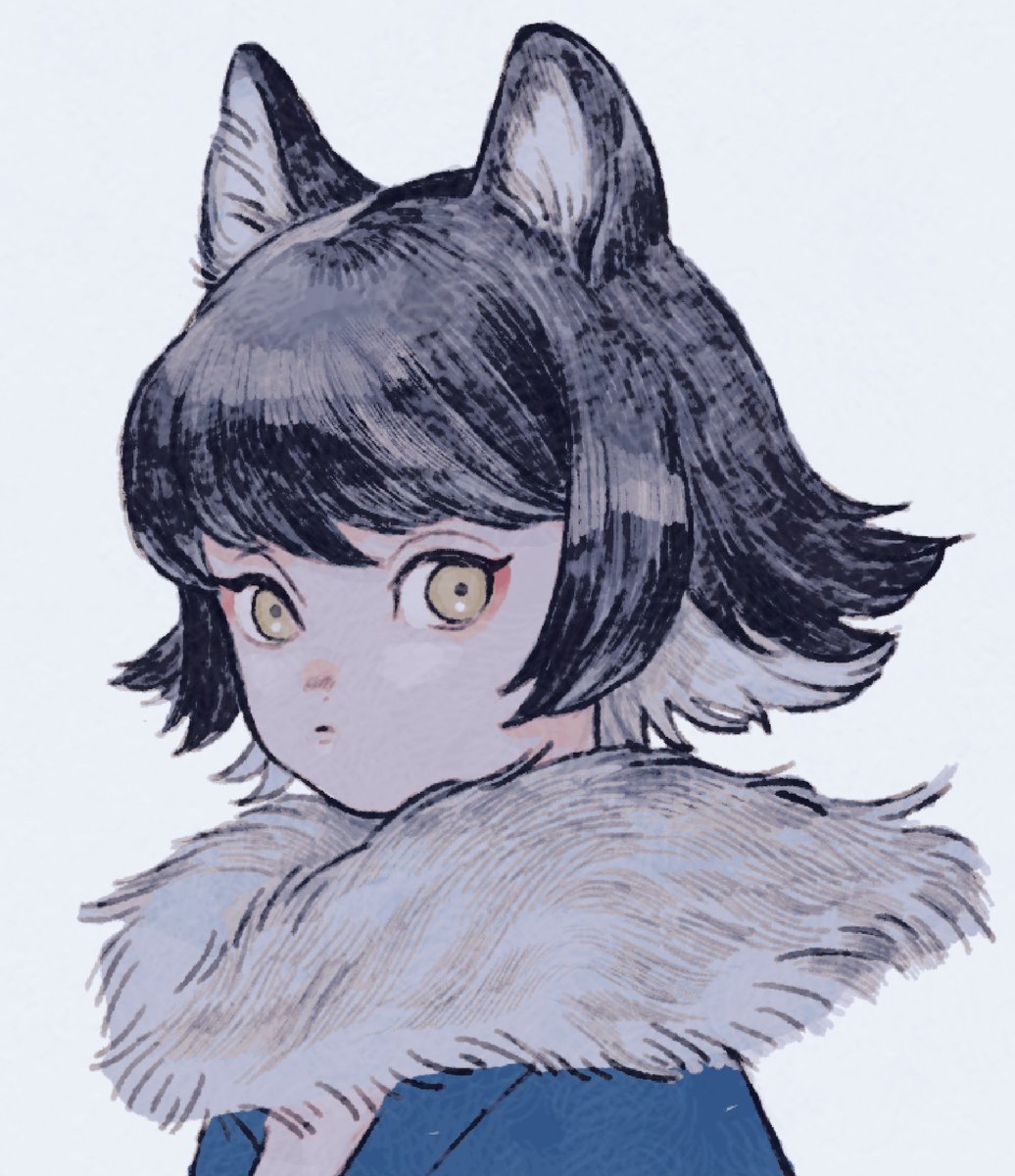 「モフくなってきた 」|山月まり Mari Yamazukiのイラスト