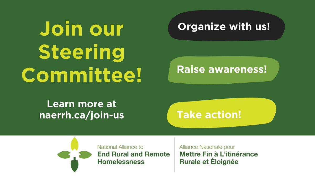 ICYMI: Exciting opportunity alert!

The Steering Committee of the NAERRH are seeking members who wish to lead and or participate in the work of the Network!

Learn more here: naerrh.ca/join-us/?utm_c…