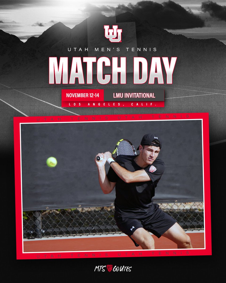UtahTennis's tweet photo. Back on the courts this weekend for the LMU Invitational‼

🆚LMU Invitational 
📍Los Angeles, Calif. 

#GoUtes https://t.co/HgCCoJH9ph
