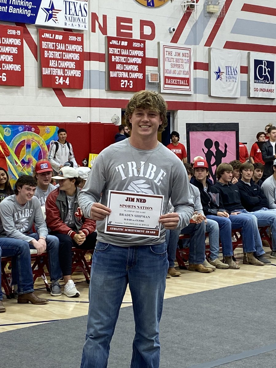 JNSportsNation's tweet photo. Van Delay Subway Football Player of the Week: Brayden Shipman #jnnation https://t.co/X8ShzPvgJG