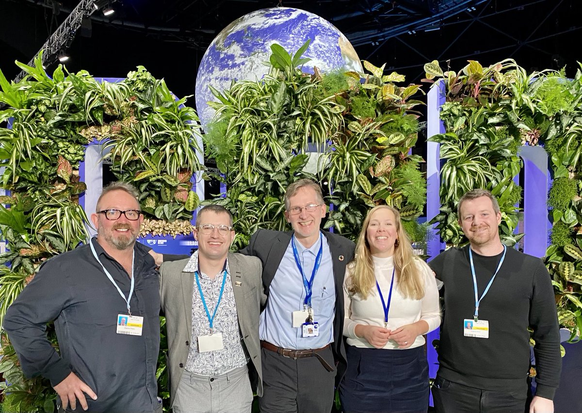 OpenUniversity's tweet photo. It's been an incredibly busy fortnight for our OU observers at #COP26, and they're not quite finished yet.

Find out more about the team and why they were chosen to be at #COP26 on our behalf:

https://t.co/e7I4m1CJTX https://t.co/vmxqnrAzrB