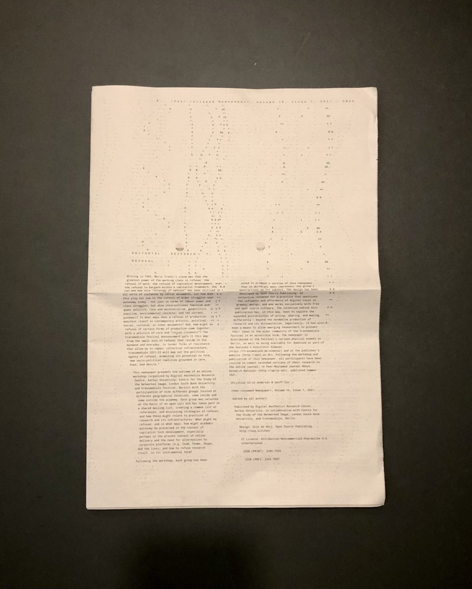 transmediale's tweet photo. REMINDER : Open call ends this Sunday!

The research workshop Rendering Research explores ways of making research public, its limitations, and engages with alternatives of publishing. Call closes at midnight CET 14 Nov.

►https://t.co/mUySxOosmU https://t.co/sYtAg9HPcc