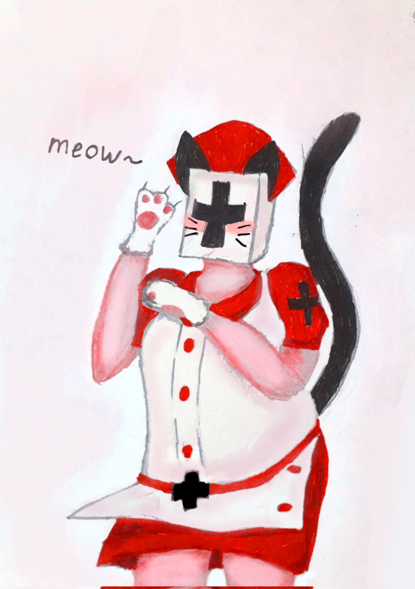 Anonim202012's tweet photo. Meowtron!
#darkdeception #darkdeceptionfanart #dark_deception #darkdeception_fanart #fanart #chapter4 #reapernurses #tormenttherapy #matron #thematron #cat #neko #fan_art #dark_deception_fan_art https://t.co/uCf5nyXmVy