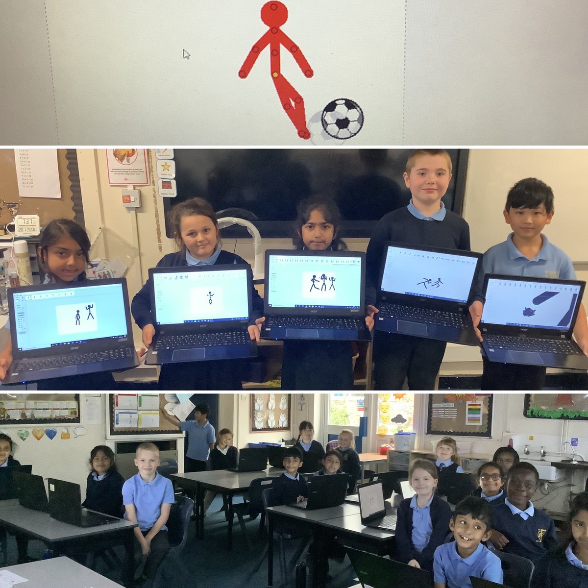 AlbanPrimary's tweet photo. Y4 created some wonderful stick animations today during computing π» #year4 #computing #fun #stickanimation #animation https://t.co/cwlDdXGpcx