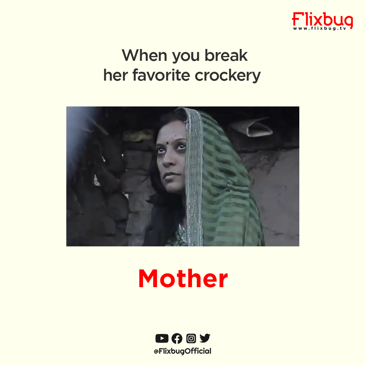 Now, it's time to go inside the bhumi!😨😨
#RealLifeChallenge

@LetsOTT @BollySpy @Binged_ @TrackBollywood 

#memes #mother #flixbug