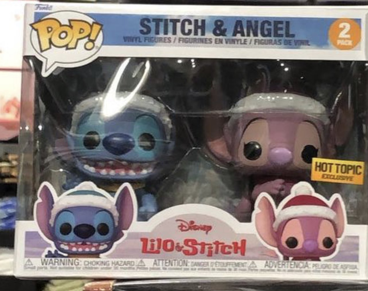 Funko Pop! Lilo And Stitch 2 Pack ~ Stitch And Angel - Hot Topic