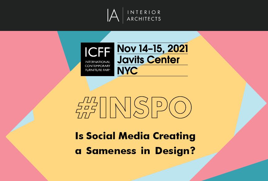 Join us in just a few days as IA's Alexandria Davis and John Capobianco speak at <a href="/ICFF/">ICFF</a> + <a href="/wanteddesign/">[WantedDesign]</a> #𝙄𝙉𝙎𝙋𝙊—𝙄𝙨 𝙎𝙤𝙘𝙞𝙖𝙡 𝙈𝙚𝙙𝙞𝙖 𝘾𝙧𝙚𝙖𝙩𝙞𝙣𝙜 𝙖 𝙎𝙖𝙢𝙚𝙣𝙚𝙨𝙨 𝙞𝙣 𝘿𝙚𝙨𝙞𝙜𝙣? 

Check it out below on November 15th at 2:30 pm.
icff.com/fair/icff-talk…