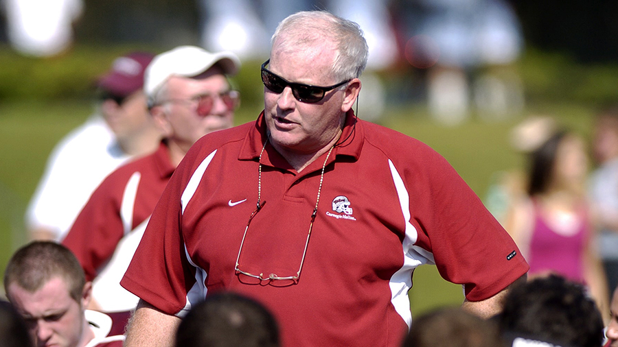 Rich Lackner coaches his last regular-season game Saturday after 36 years at the helm. He is the most successful head coach in <a href="/TartanFB/">Carnegie Mellon Football</a> history, but his legacy goes far beyond wins and championships. cmu.is/lackner-rich #TartanProud