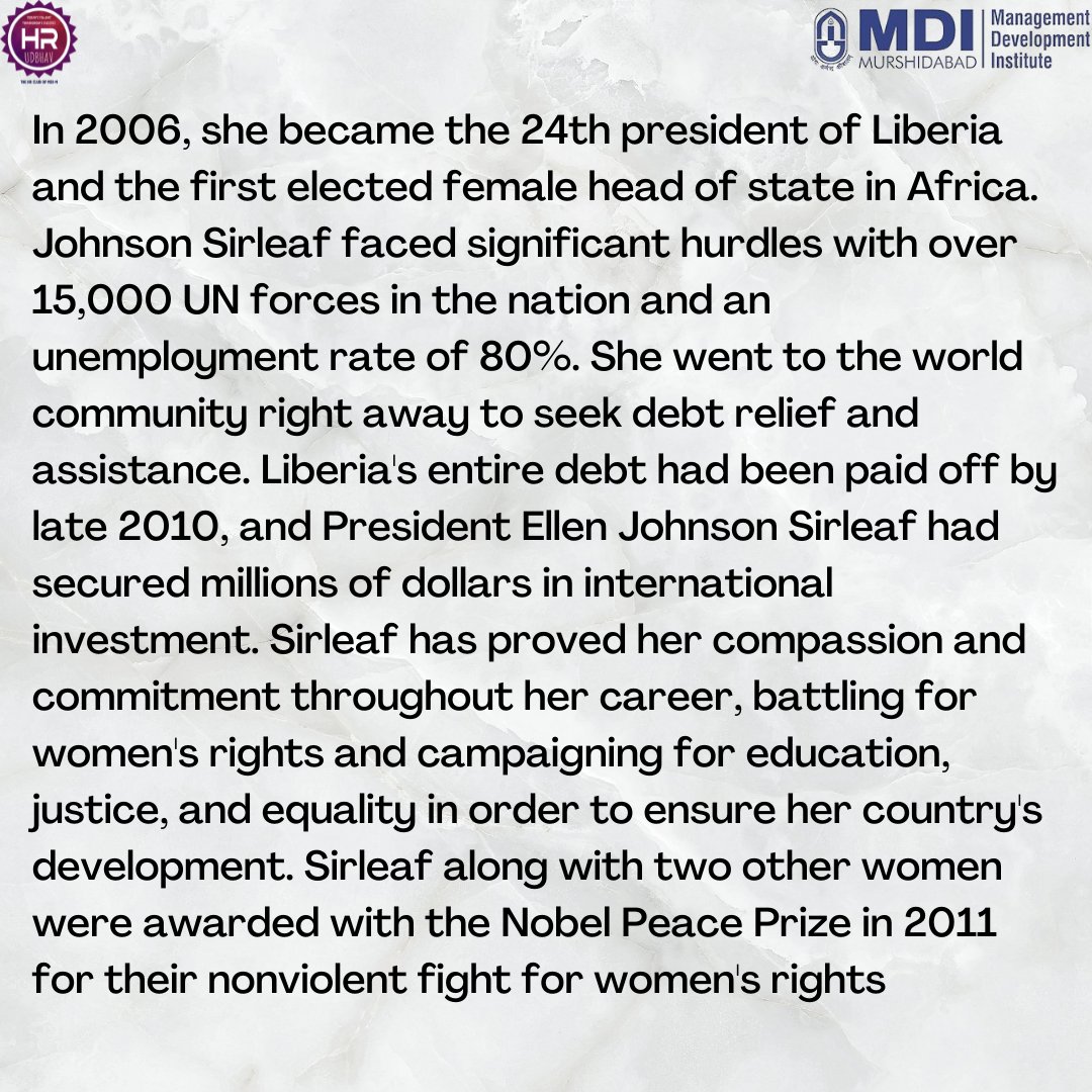 hrudbhav's tweet photo. Vipas in it's 4th episode uncover the story of Ellen Johnson Sirleaf and her fight for education, justice and women's rights.

#leadership #challenges #womenrights #peoplematters #leadershipstories #ellenjohnsonsirleaf #mdi https://t.co/ciPAoOnUNI