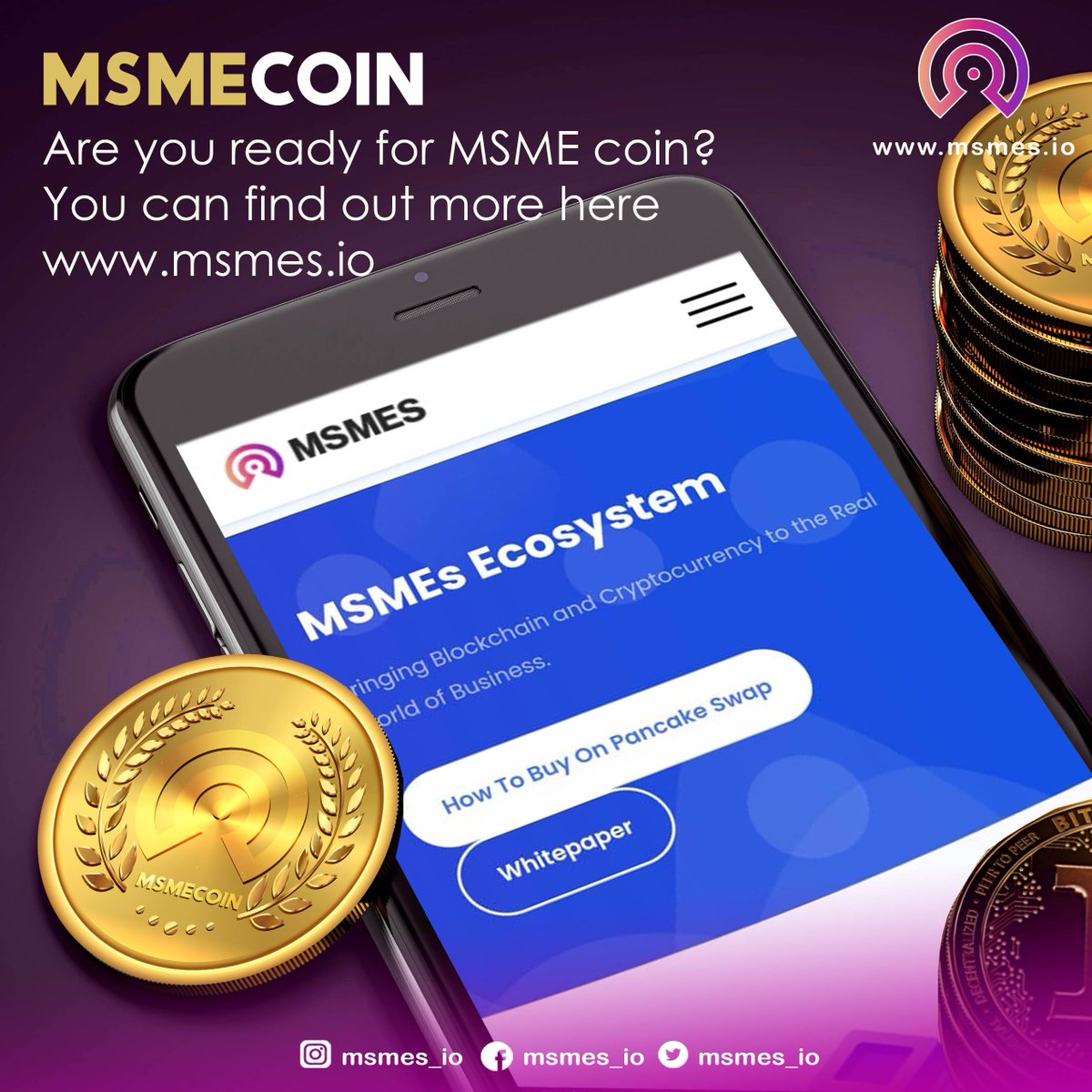 msmes_io's tweet photo. There is so much to learn about the MSMEs Ecosystem today, we are giving blockchain technology to businesses across the globe 👉🏽 find out more here https://t.co/CgqUANvUTb / https://t.co/riywpfBYPj

#MSMES
#MSME 
#MSMECoin
#GlobalBusiness
#WorldClassTech
#Blockchain https://t.co/7ezOmIBBw9