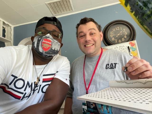 BetterOutcomeNJ's tweet photo. #Smile the weekend is almost here! Make the most of it like these DSPs from P.I.L.O.T. Services and the individuals they support! #TGIF #BetterTogether #OptimizingOutcomesTogether @NJACP_Maureen https://t.co/ZODpxOF6cM