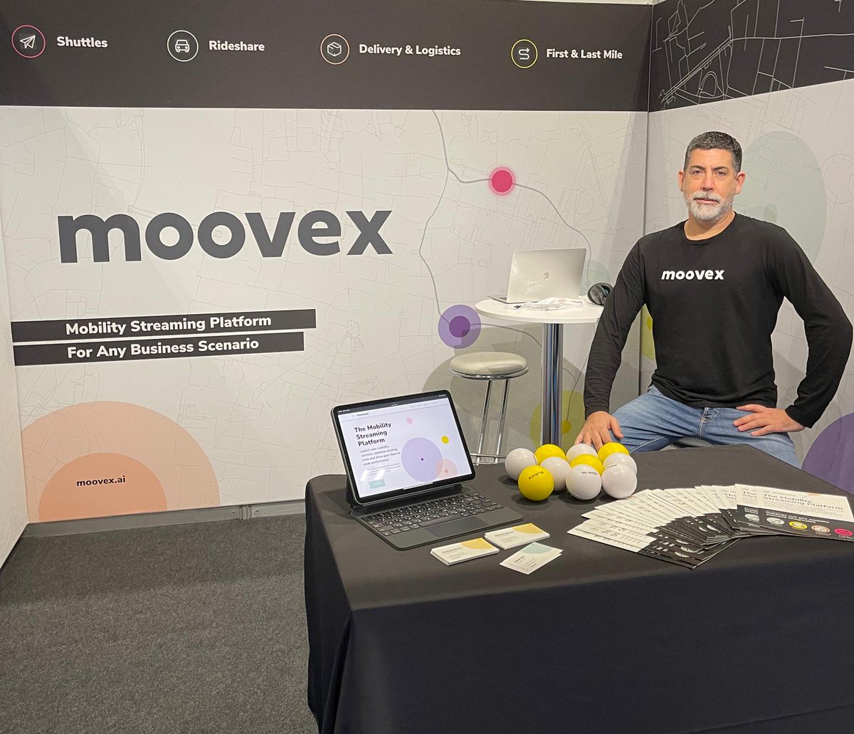 Moovex_ai's tweet image. We have had a fantastic time at this years @MOVE_Event exhibition!🤩 
Thank you to everyone that stopped by our booth to discuss our 𝗠𝗼𝗯𝗶𝗹𝗶𝘁𝘆 𝗦𝘁𝗿𝗲𝗮𝗺𝗶𝗻𝗴 𝗣𝗹𝗮𝘁𝗳𝗼𝗿𝗺. 👏 
#Moovex #MoveMobility #Move2021