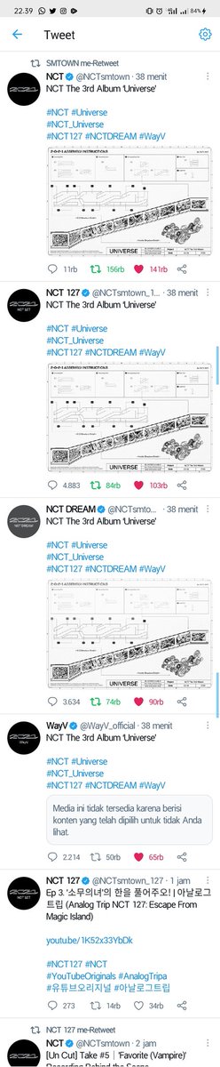bubuzen1795's tweet photo. KAGET BANGET ak bru pegang hp liat cuitan🐦 beruntun NCT 2021, moga Lucas ikut 😭 14 Desember nnti. Rasanya tu KAGET BGT, seneng, khawatir, bingung tiba², campur aduk🤏🏻
#NowWeAreBreakingUp #NCT #UNIVERSE #NCT_Universe #NCT127 #NCTDREAM #WayV https://t.co/s3TwyQvMRw