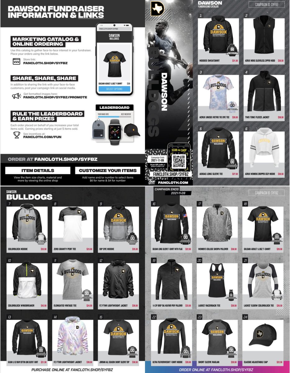 disdtx's tweet photo. It’s time for Fancloth! Help support Dawson Basketball! Order here: https://t.co/3VGPeLQXfT
 #DawsonPride https://t.co/h7a2te968b